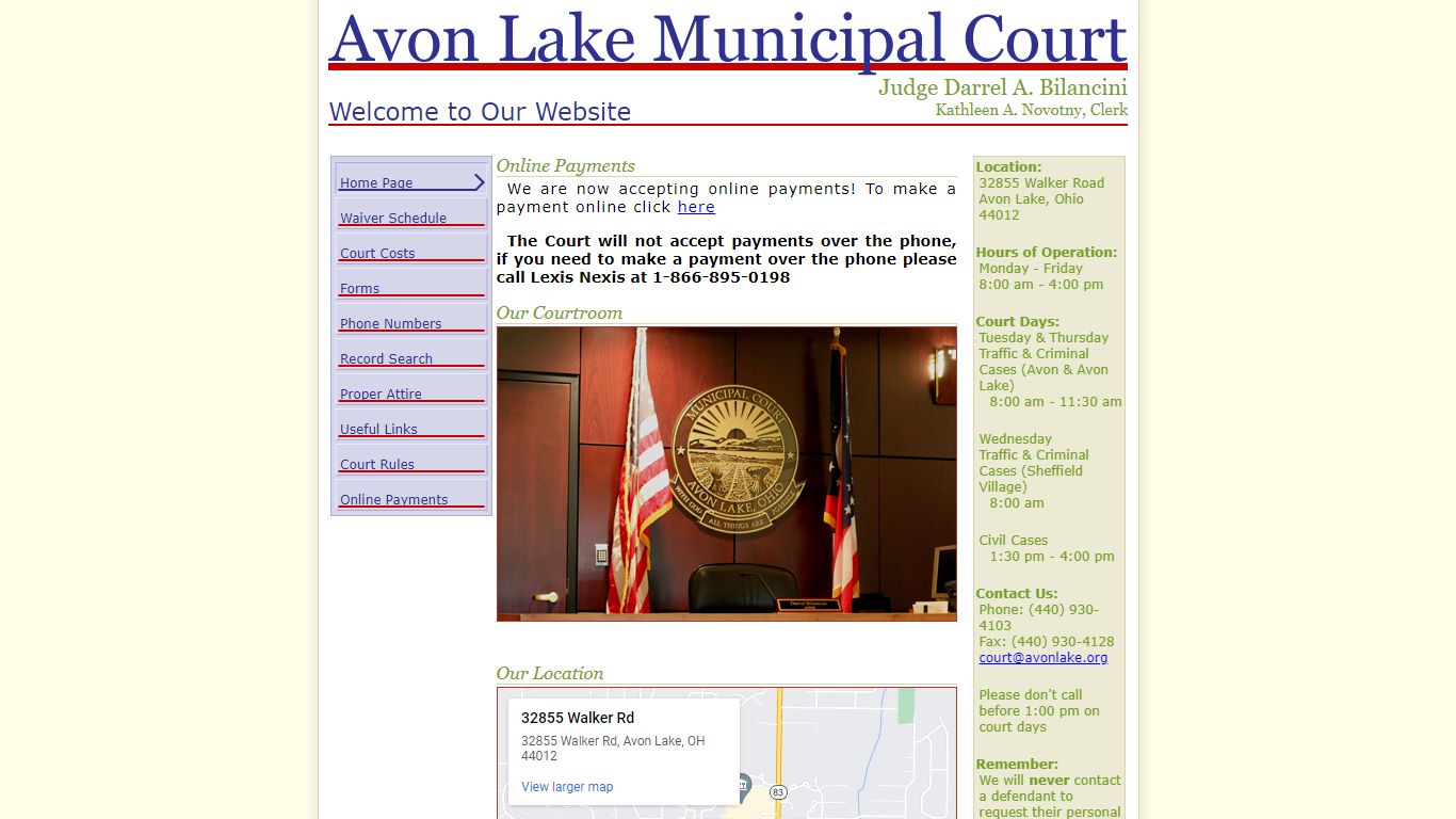 Home - Avon Lake Municipal Court