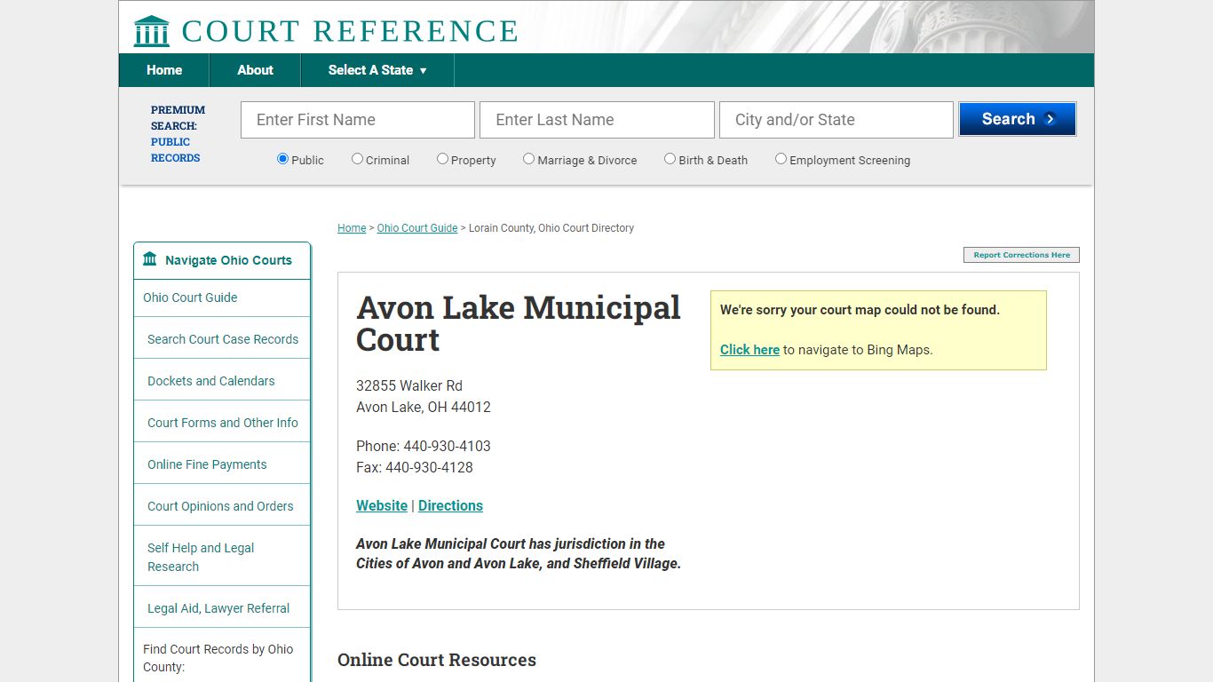 Avon Lake Municipal Court